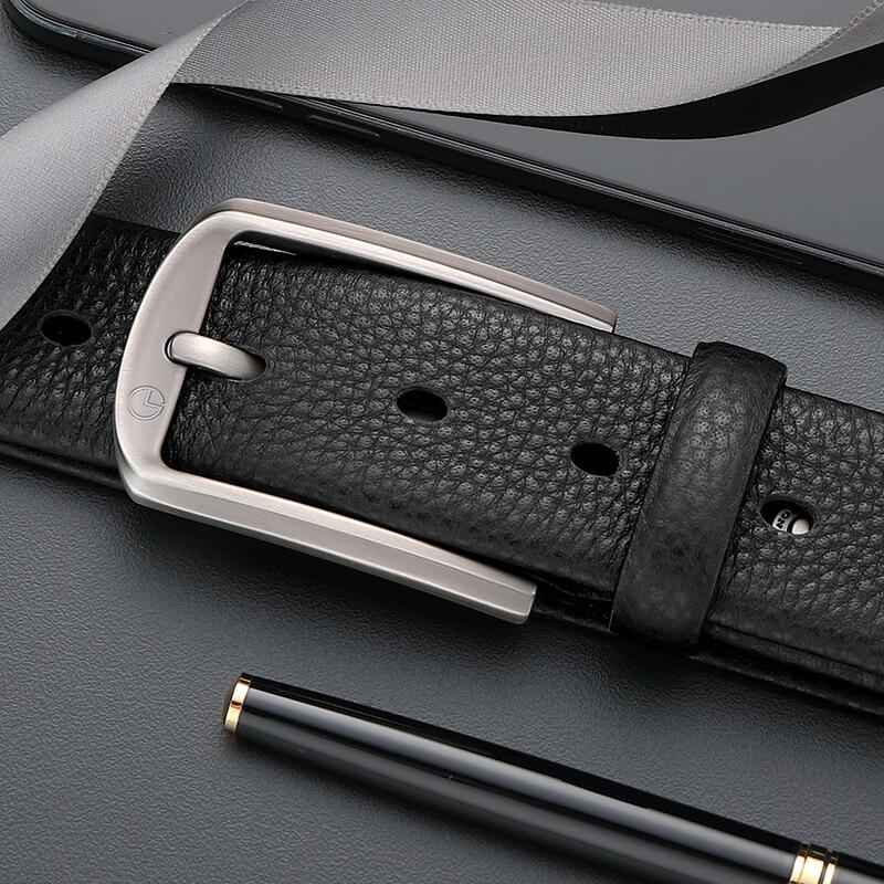 Goldlion Men s Leather Pin Buckle Belt Up to 120cm