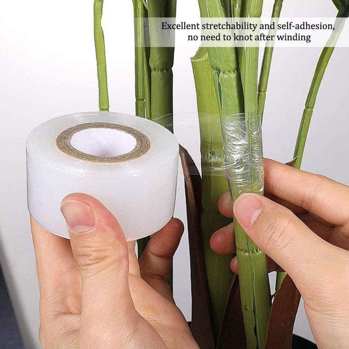 200m Länge Umweltfreundliches Biologisch Abbaubares Pfropfband Pfropfmembran Gartenbindeband PE-Pfropfband Gartenpfropfbedarf