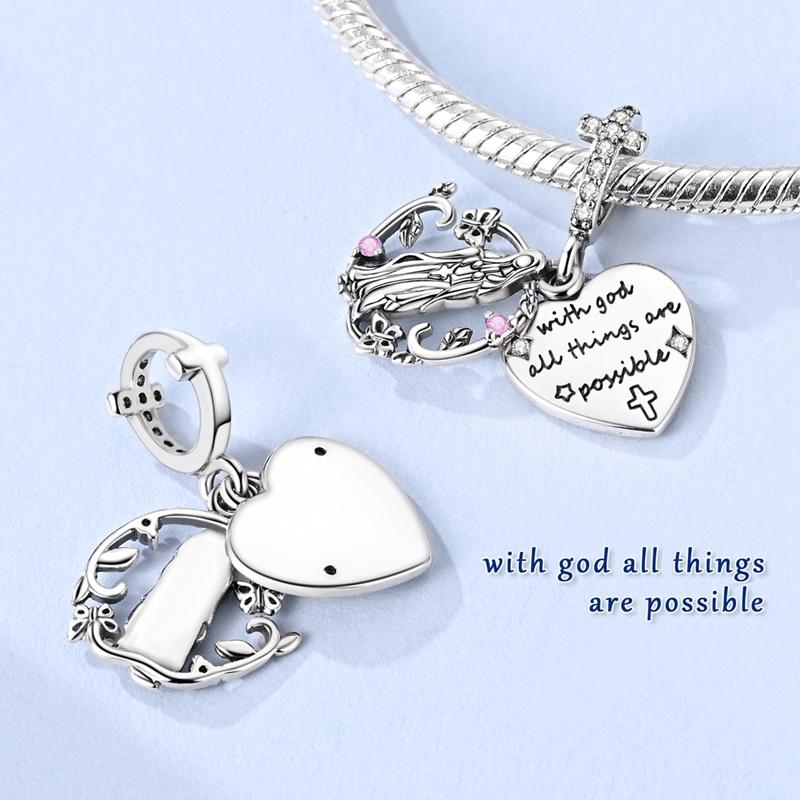 Charm S Copper Original Jesus Cross Charms Beads Fit Pendant Charm Bracelet Dangle For Women Diy Fine Jewelry Making