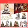 Creative Acrylic Christmas Tree Santa Car Hanging Ornament Unique Home Decor Gift