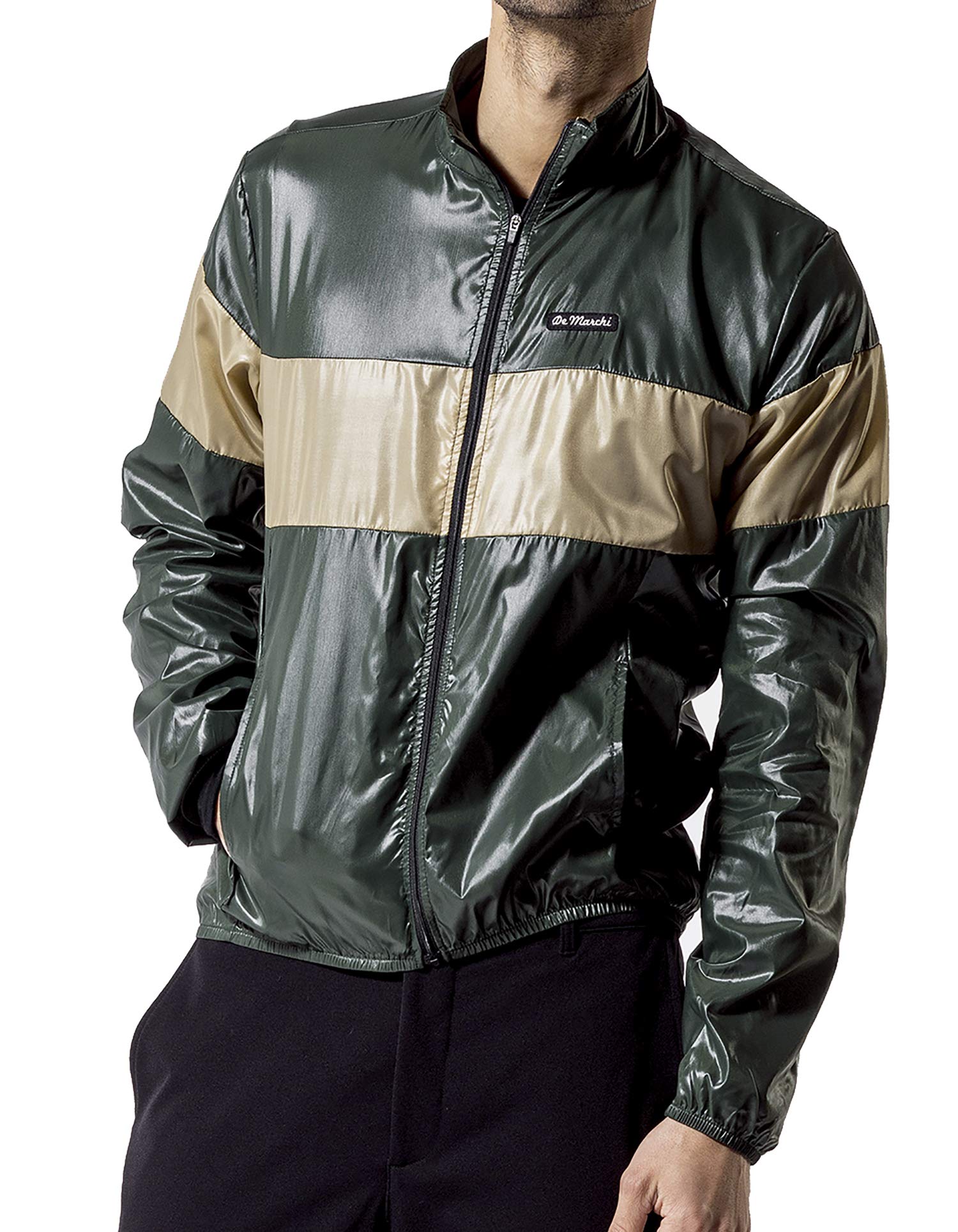 

De Marchi Классическая куртка для шоссейного велосипеда с длинным рукавом, на молнии, убирающаяся, Сделано в лесу, Размер 8012111407052, Куртка, Италия, Кремовый, Маленький,