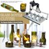 Glass Bottle Cutter Set DIY Glass Cutter for Bottles Adjustable Artwork Complete Accessories Set for Square Round Bottle
