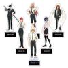 Chainsaw Man Acrylic Stand Set of 6, Denji, Makima, Aki Hayakawa, Power, Reze, Beam, with Base, Collectible Display Figures
