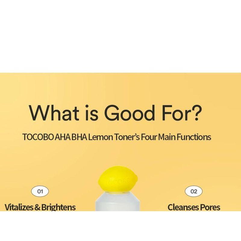 TOCOBO AHA BHA Lemon Toner