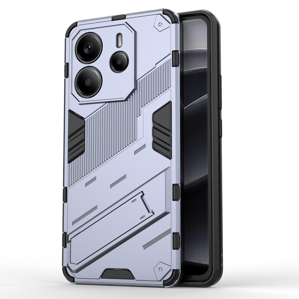 For Xiaomi Redmi Note 14 4G (163.25mm) Case PC+TPU Shockproof Phone Cover with Kickstand