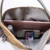tote bag Side-frilled one-handle (basket bag)