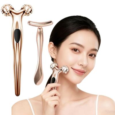 Assorted Beauty Beauty Massage Face Slimming Solar 3D Diamond Birthday Unisex 2-Piece Rollers, Y-Shaped Rollers, Rollers, Rollers, Microcurrent,