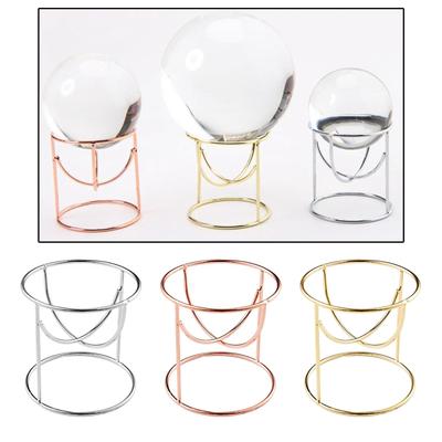 Metal Display Stand Base Crystal Ball Glass Globe Quartz Marbles Sphere Eggs
