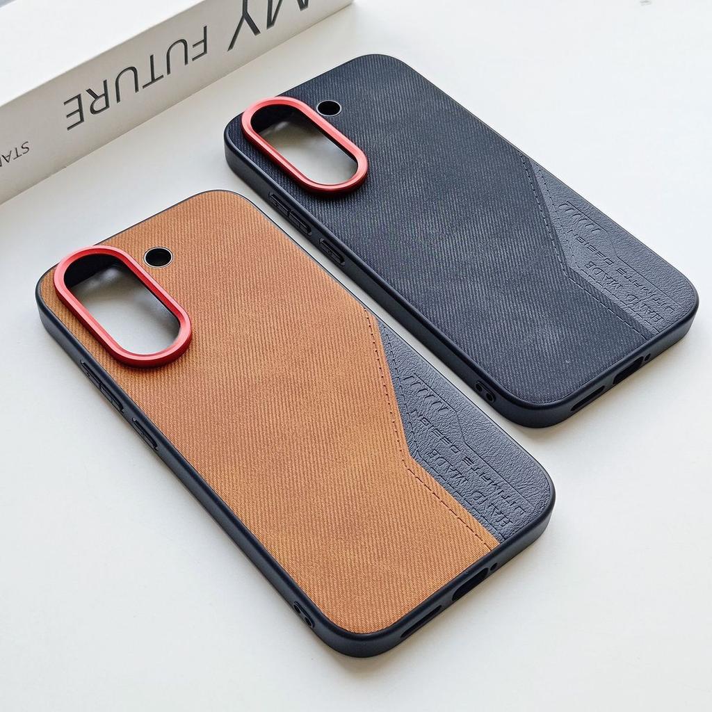 For Xiaomi POCO X8 Pro Max Case Luxury PU Leather Cdenim Patchwork Skin Protective Back Cover Case for POCO X8 Pro Phone Shell