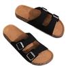 Boda Ma Ken 2025 Retro Cork Sole Suede Sandals, Double Buckle for Men & Women