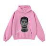 Autumn/Winter 420G Street Football Print Heavyweight Pullover Hoodie
