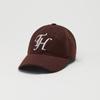 TRAFFIC HARMONY WOOL BLEND TH APPLIQUE LOGO DEEP-FIT BALLcap_brown
