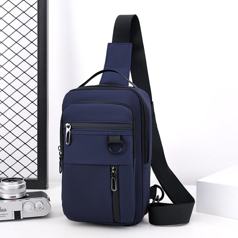 Men's Chest Bag Nylon Bag Large Capacity Shoulder Crossbody Bag