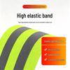 Reflective Ankle Cuff Elastic Drawstring Safety Strap