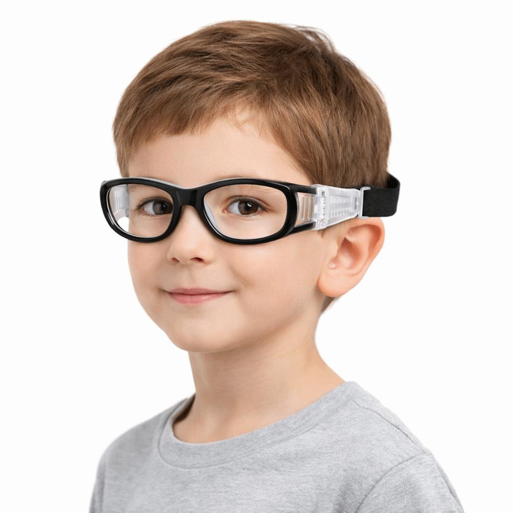 Clear Teenager Eye Protect Glasses Adjustable Strap Sport Protective Eyewear Football