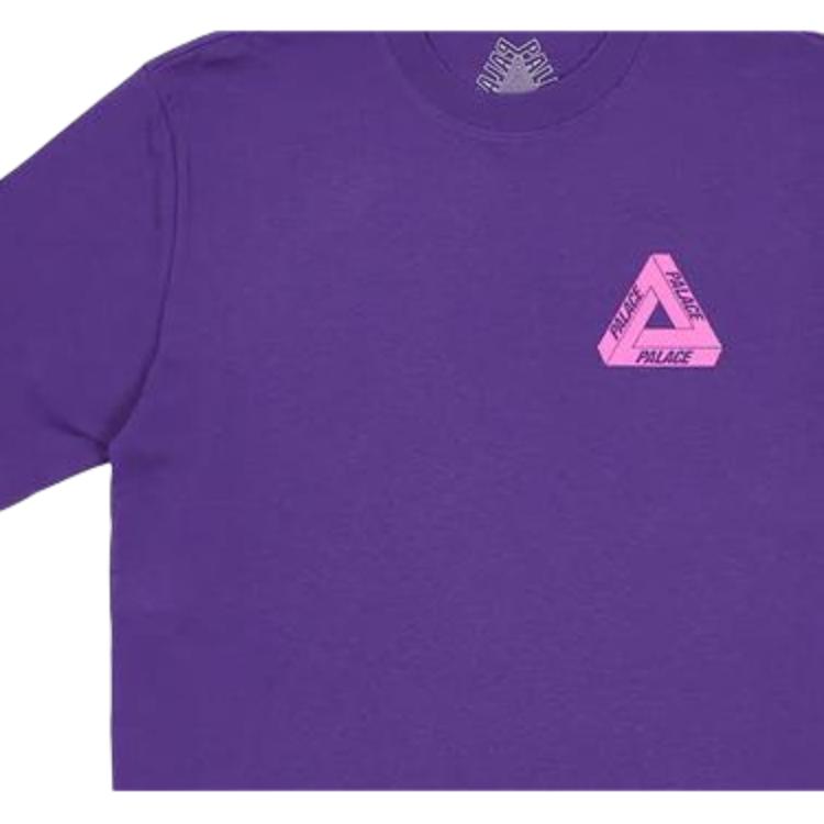 Palace Tri-Twister T-Shirt Regal Purple Unisex Tops P24TS227