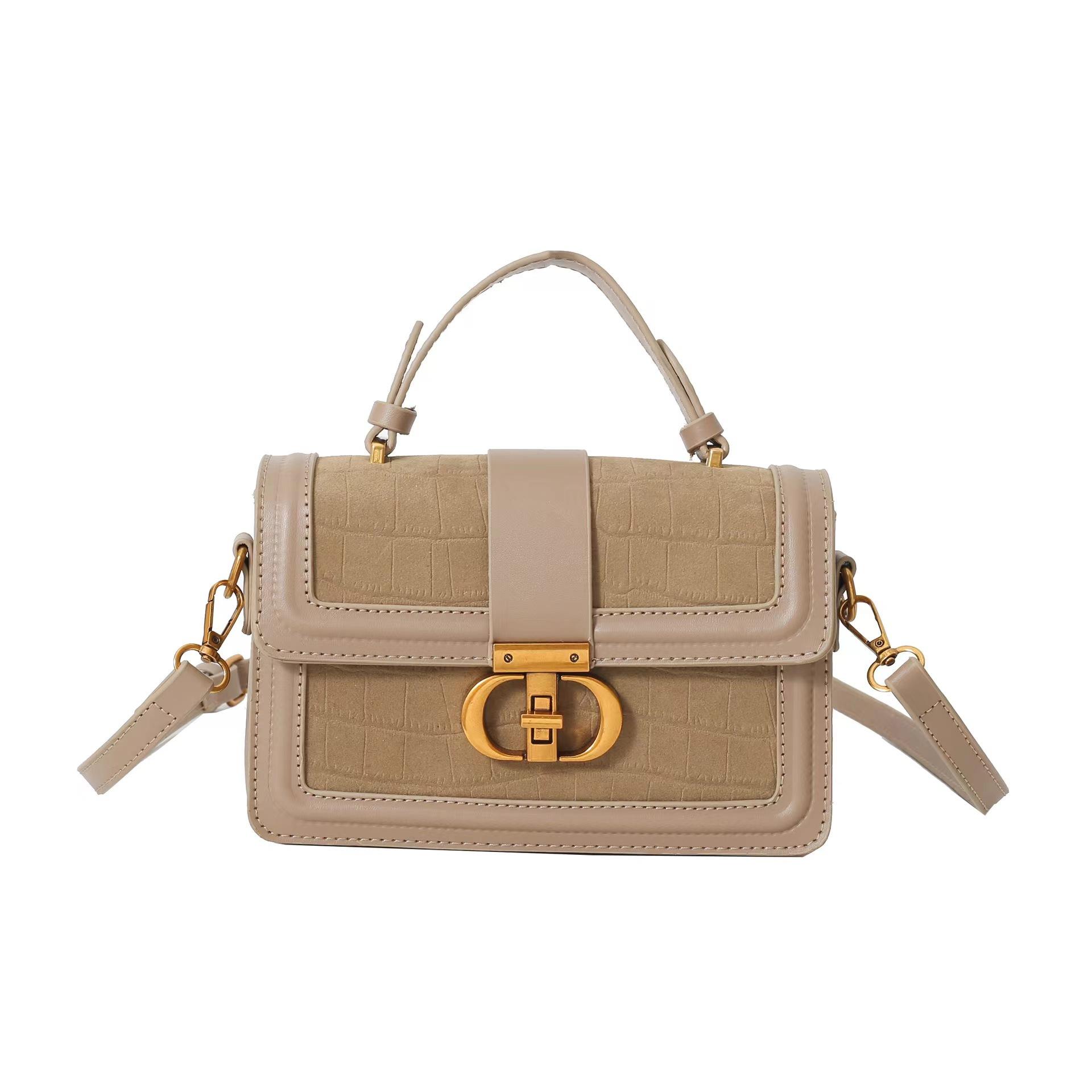 

Портативная женская сумка через плечо с ретро-узором из камня, персонализированная маленькая квадратная сумка-мессенджер хаки