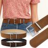 Fashion Pin Buckle Suede Leather Belt Y2k Luxury Design Wide Waist Belt Retro Spicy Girl Waistband For Women