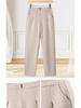 Plus Size Woolen Winter Pants for Women: Stylish, Thick, Warm Straight-Leg Trousers for Middle-Aged and Young Mothers