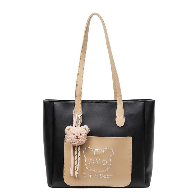 

Летняя мода большая сумка женская новая популярная сумка-тоут сумка через плечо сумочка сумка для поездок чёрный