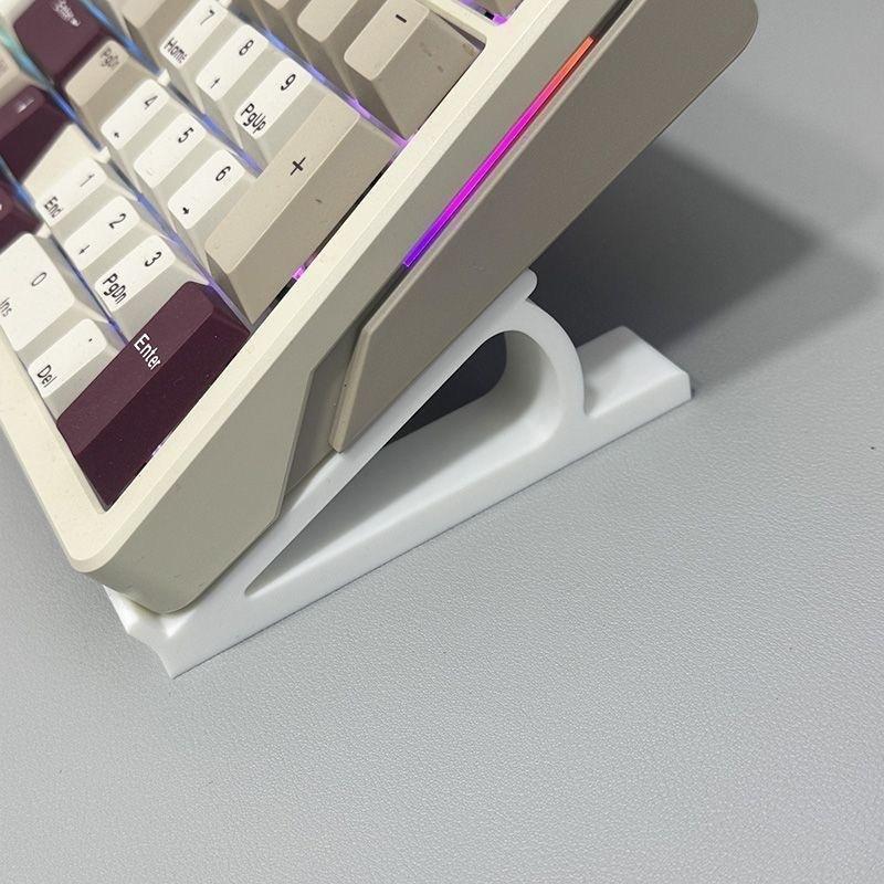 1 Paio di Supporti Rialzati Portatili per Tastiera Angolo Rialzato per Tastiera Plastica Rialzo per Tastiera del Computer Accessori Supporto per Monitor