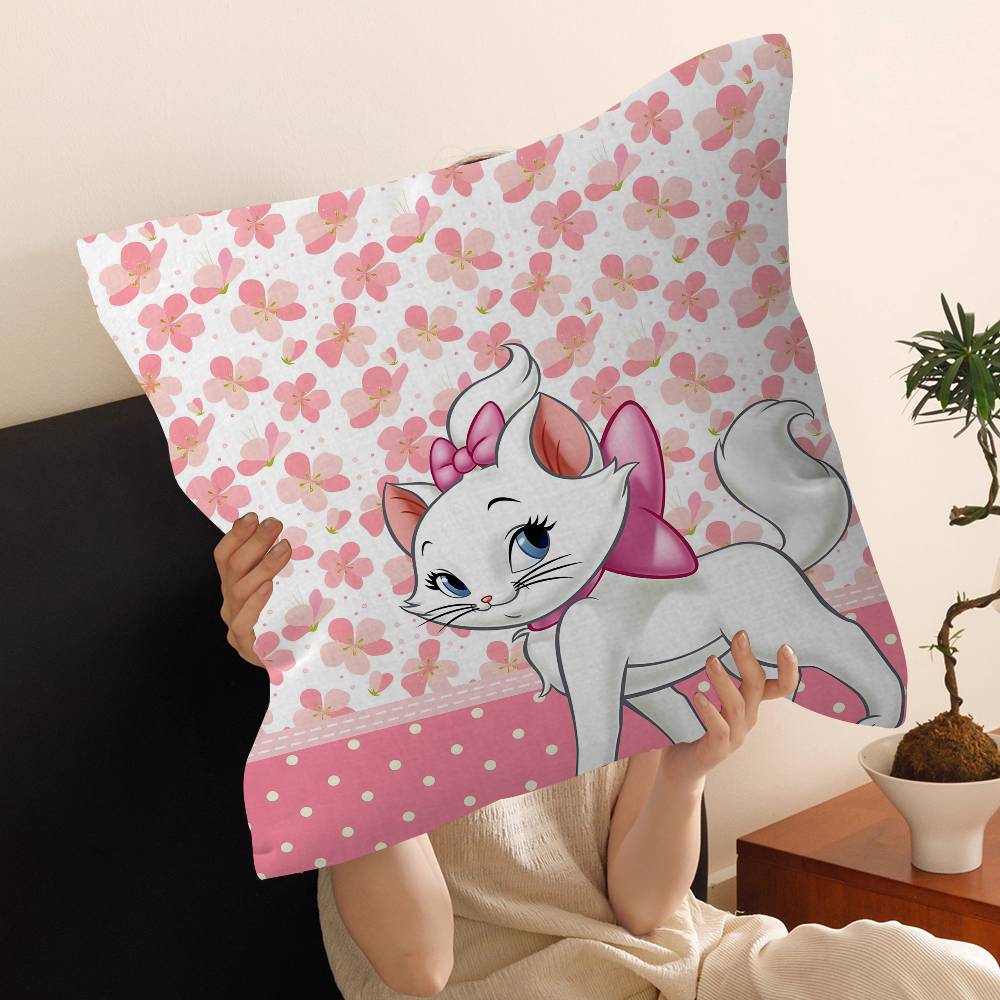 Cartoon M-Marie Cat Pillow Cover Design cushion Cover decor Holiday Decorati