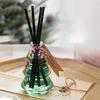 1PC Christmas Tree Fresh Aromatherapy Ornament Gift Box Home Fragrance Souvenir Flameless Indoor Glass Long-lasting