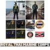 Royal Thai Marine Corps Logo Badge Camouflage T-Shirt Long Sleeve Shirt Undershirt Turtleneck Royal Thai Navy Flag Quick Dry Soldier Military Unisex