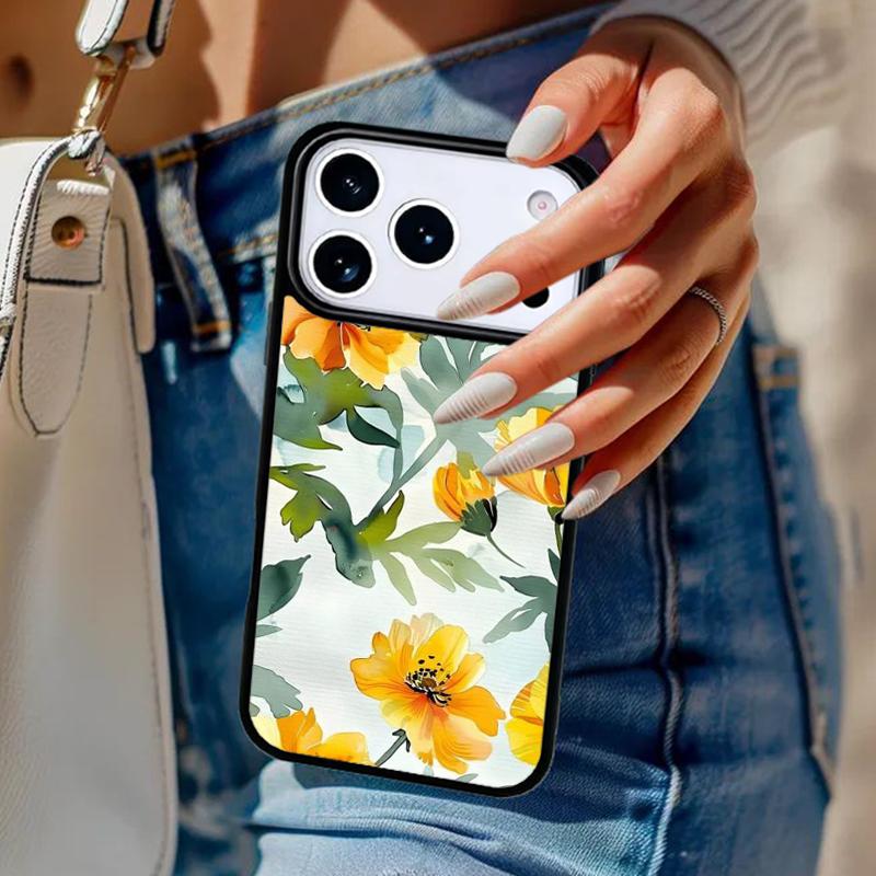 Flowers 1 Buttercups Phone Case For iPhone 17 Air 14 15 13 12 Max Cover For Apple 14 15 16 16e 11 Pro Max Plus Coque
