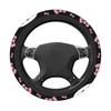 Kittys Cartoon Car Steering Wheel Cover 38cm  Steering Wheel Protective Cover Auto Decoration Interior Accessories