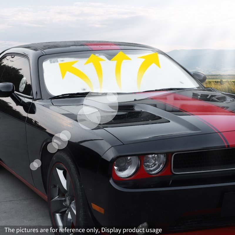 Car Windshield Sunshade Window Shade Foldable Sun Visor Cover Fit For Dodge Challenger 2009-2014 Car Interior Accessories