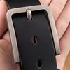 Men's Vintage Casual Belt Black Pin Buckle Student Versatile Leather Wide Belt