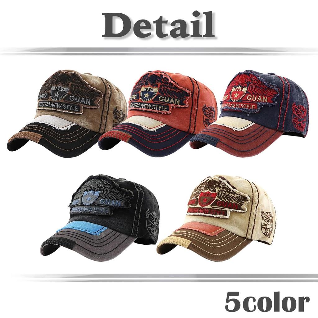 White Fang Eagle Print Logo CA732 for Men and Suitable for Running and Outdoor Activities Cap, (Black), Women,