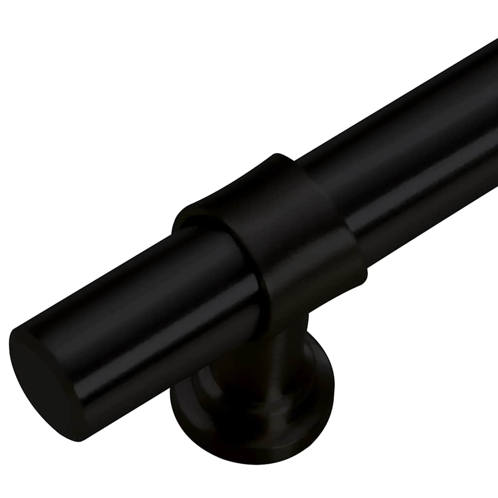 Furniture Handles 5 pcs Black 224 mm Stainless Steel