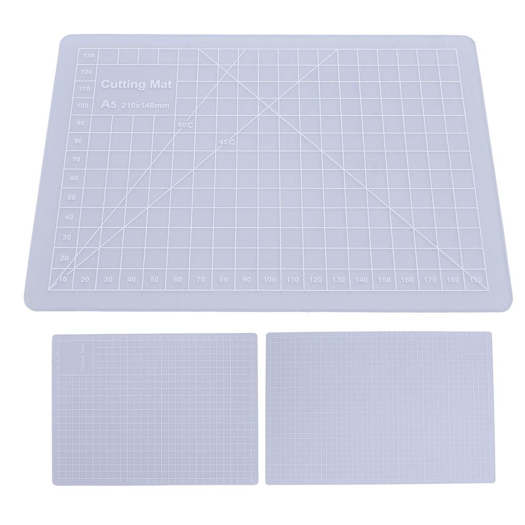 Transparent Cutting Mat Composite PVC Versatile Non Slip Pad Board for Crafting Writing Painting