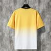 Summer Sports and Leisure Ice Cool Suit Men's Short-sleeved Trend Gradient Shorts Two-piece Set