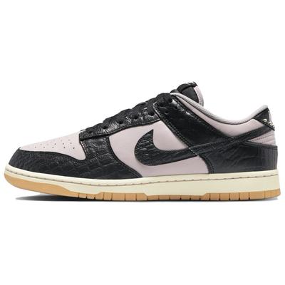 Dunk Low Black Platinum Violet Croc Unisex Sneaker Lila Pink-Foam Kokosmilch HF9191-001