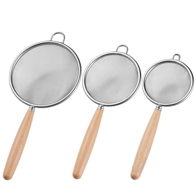 Zhishi Stainless Steel Flour Sieve and Strainer Set