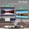 60/72/84 Inches Curtain HD Mobile Portable Tripod Screen Projection Screen Entertainment Projector