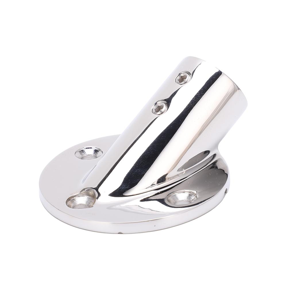 Marine Boat Hand Rail Fittings Stainless Steel 30 Degree Pipe Round Base Handrail Accesssory
