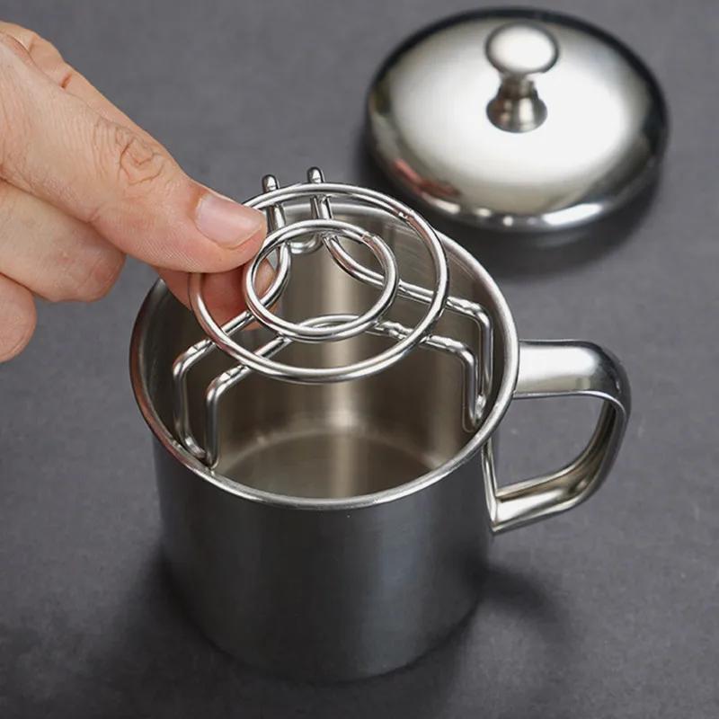 Ultra Mini Steaming Rack, Small Stainless Steel Height and Height, Small Leg Rack,Health Pot Thermos Cup, Small Pot Rack