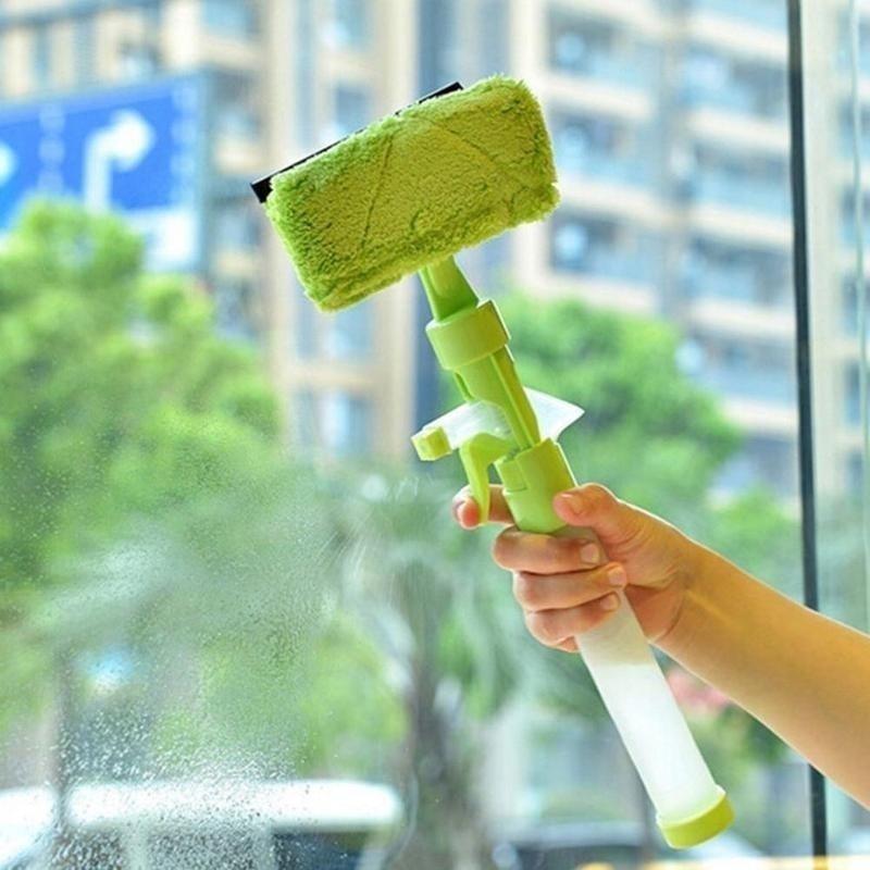 Multi-function One, Body-style Glass Cleaning Tool Glass Scraping Window Double-sided Cleaner
