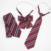 Yarn Striped Button Tie Necktie