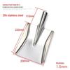 Heavy-Duty 304 Stainless Steel Square Shovel