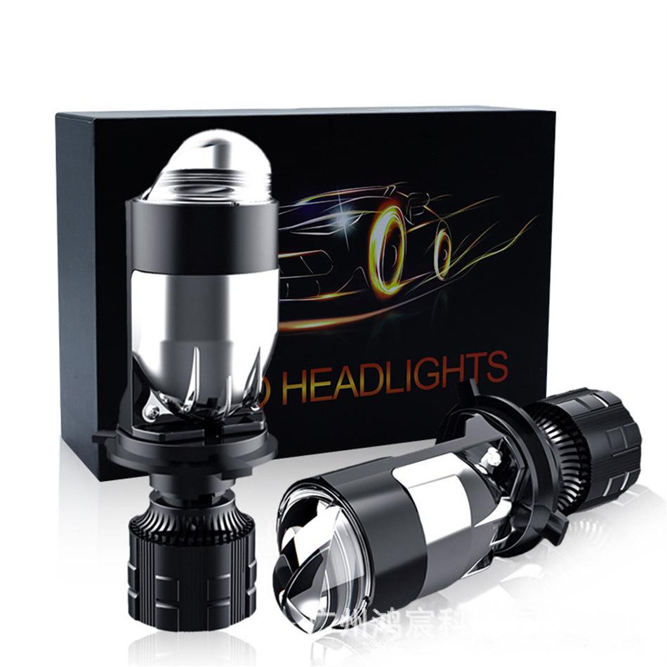 A82 H4 LED Dual Light Lens for Cars - Simple Installation, High Power, Laser-Focused.