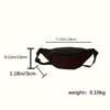 Outdoor waist bag, women's crossbody bag, chest bag, trendy single shoulder crossbody bag, fashionable travel mobile phone bag.