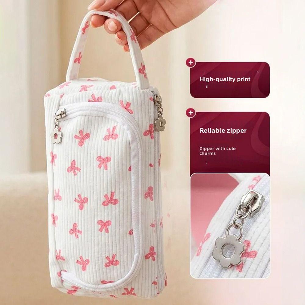 Big Capacity Canvas Pencil Pouch Multifunctional Stationery Box New Large Pencil Case