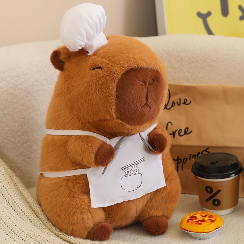 Adorable Capybara Plush Toy Creative Cute Animal Doll Soft Pp Cotton Material Birthday Gift