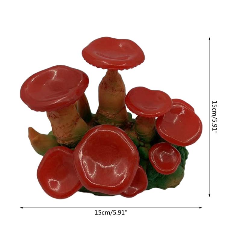 Pilzgruppe Basteln Simulation Pilz Aquarium Landschaftsdekoration Buntes Aquarium Meerestier Pilz