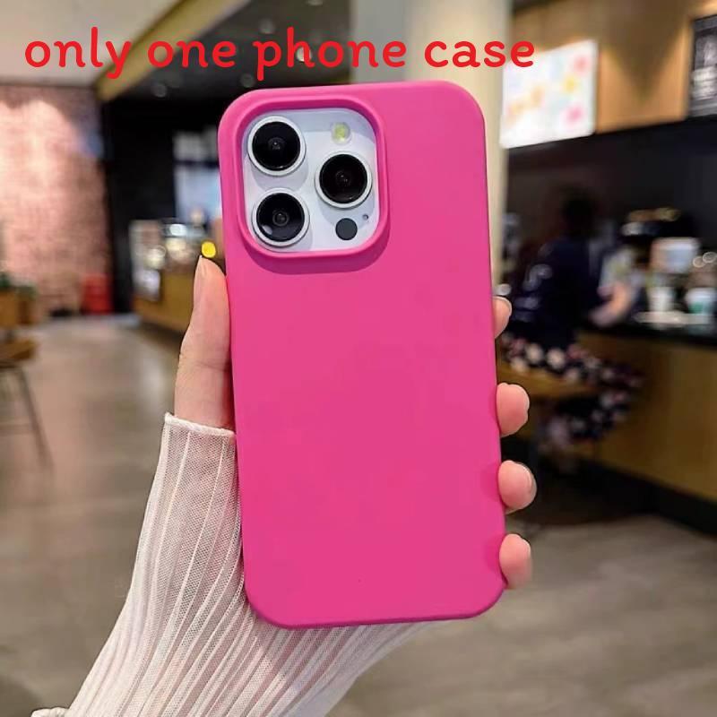14 Iphone For Pro Solid Color Liquid Silicone Phone Case With Absorption Shock